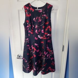 Tommy Hilfiger  Navy Floral A-Line Dress